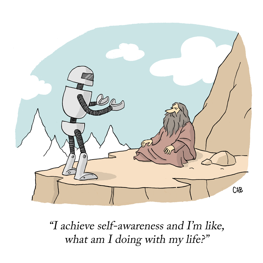 robot guru for Philosophy Now